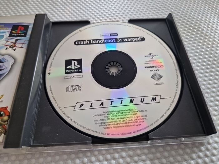 Crash Bandicoot 3 Warped PlayStation1 Ps1 PlayStation2 Ps2 Games Original