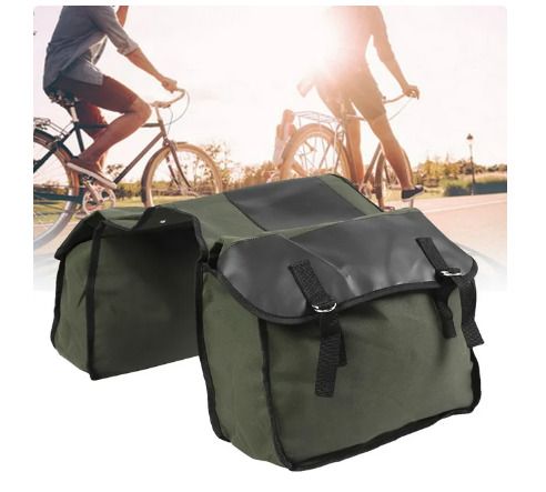 Large Capacity Wear-resistant Saddle Bag, Bike Panniers, For Road Bike Cycling -Distance Travel Grocery Shopping Mountain