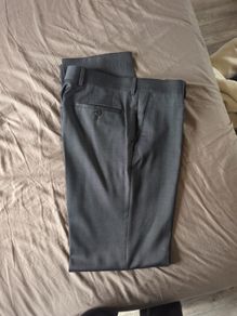 Suit pants: Daniel Hechter; large, slim; 100% wool