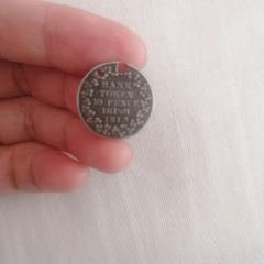1813 Irish Silver 10 pence Bank Token