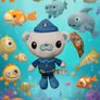 Octonauts Above & Beyond Crew Plush - Captain Barnacles Soft Plush Toy Image 7