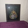 Hand painted Peepal leaf framed Image 2