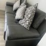 Sofa grey leather 3+2 seater Image 2