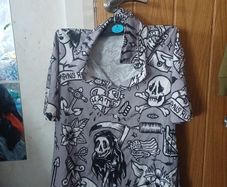 tattoo inspired shirt short sleeve