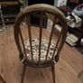 Pair of Vintage Ercol Quaker Hoop Back Dining Chairs with Cushions Image 4