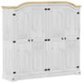 Wardrobe White 194x52x186 cm Image 2