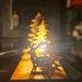 Hand crafted Christmas Lamp Image 6