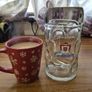 Vintage Large German Stein Beer Glass Pitcher Furstenberg Image 3