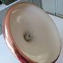 Copper pendant ceiling light. Lovely shape. Image 4