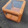 Lovely rectangular coffee table with glass top Image 3