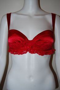 La senza red satin bra