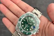 Seiko Mod - 40mm Hulk Submariner Watch