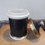 Portmeirion Black/Gold Canister 1960's-1970's Image 2