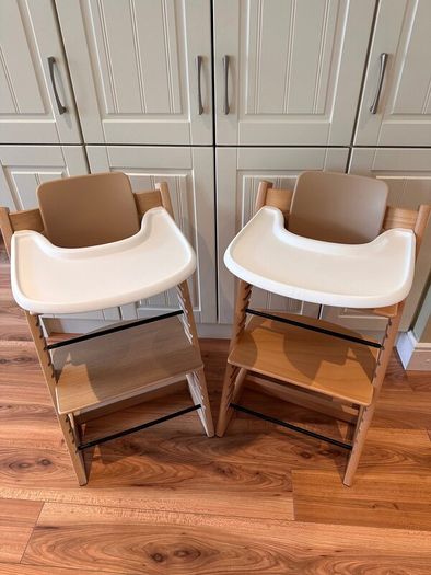 Tripp Trapp High chairs x 2 for sale - 280 each