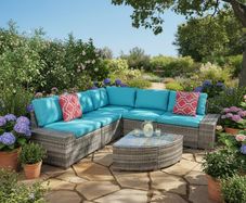 Victoria Large Corner Garden Lounge Set 220x220cm
