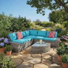 Victoria Large Corner Garden Lounge Set 220x220cm