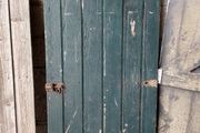 Traditional wooden garden gate