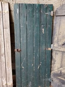 Traditional wooden garden gate