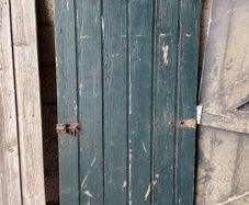 Traditional wooden garden gate