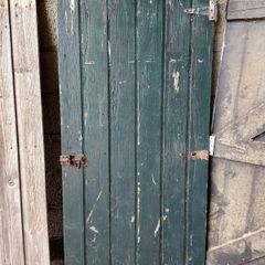 Traditional wooden garden gate