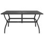 5 Piece Garden Dining Set Textilene and Steel Image 4