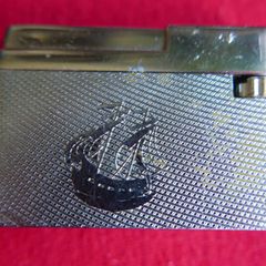 Vintage SILVER MATCH Pocket Gas Lighter