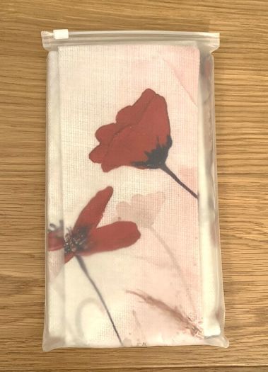 Double-sided Poppy Cushion Cover