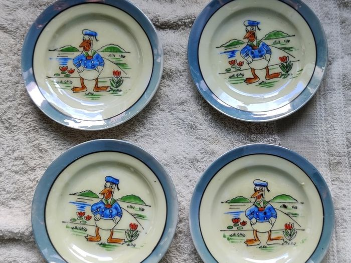 Vintage Japanese Disney Donald Duck Tea Set