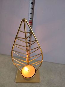 Duality Leaf Candle Holder Candlestick Table Centrepiece