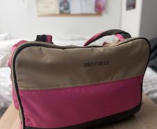 Multi-Pocket Baby Changing Bag (Pink/Beige)