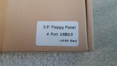 PC 3.5in Front Panel USB 2.0 HUB Floppy Bay Replacement