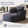Softy Compressed Indoor Lounge Sofa Chair - Grey Image 4