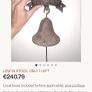 Vintage outdoor garden "WELCOME" cast iron Bell Image 10