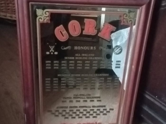 Vintage Cork Gaa Mirror