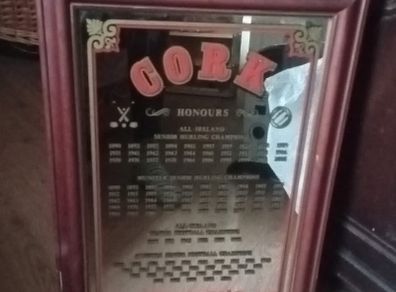 Vintage Cork Gaa Mirror