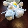 Baby Tugs Blue Bear HTF Carebear Kenner American Greetings Corporation AGC 1983 Plush Teddy 12inch Large Vintage Image 4