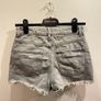 PENNEYS Primark Denim Jeans Shorts Grey Size 6! Image 4