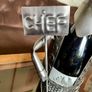 Metal Novelty Chef Wine or Sauce Bottle Holder Image 9