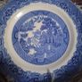 Antique Blue Willow transferware side plate, Image 3