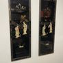 FLASH SALE ! WAS 295 NOW 225! Pair of Chinese Lacquered Wood Panels. Image 6