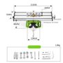 BRAND NEW Mini Precision Milling Machine Worktable Multifunction Drill Vise Fixture Working Table Bench Drill Cross Table Support Image 3