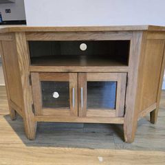 Wooden TV Table With Storage