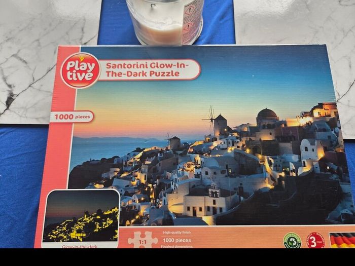 Jigsaw Santorini - glow in the dark