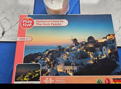 Jigsaw Santorini - glow in the dark