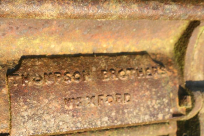 Antique Oil Cake Mill - Thompson Brothers  Vexford Antique Milling Machine