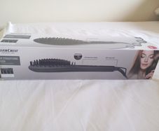 Hair straightening brush