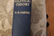 A History Of Political Theory. .by George H. Sabine. First Edition Hardback In Good Condition.  See Photos For Same.