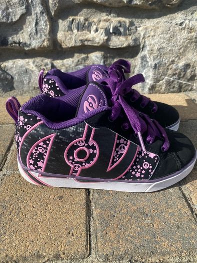 Black & Purple Heelys