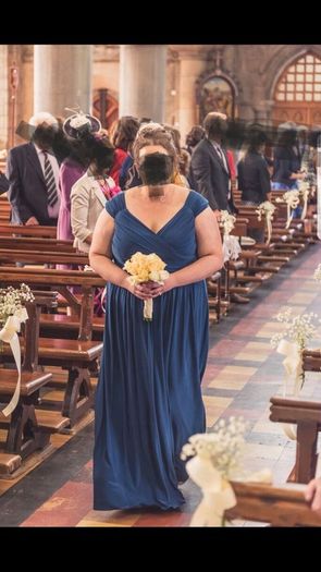 Dessy style 6697 (colour Estate Blue)