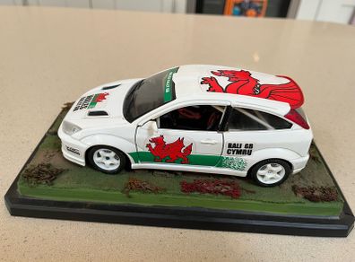 Ford Focus Wales Cymru Rally 1/24 Very Rare